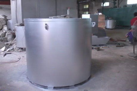 燃氣坩鍋熔鋁爐